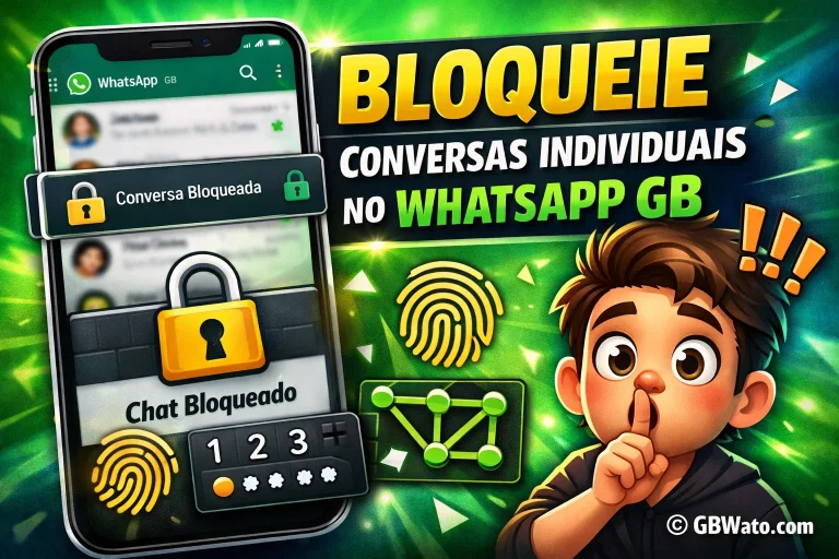 Como Bloquear Conversas Individuais no WhatsApp GB
