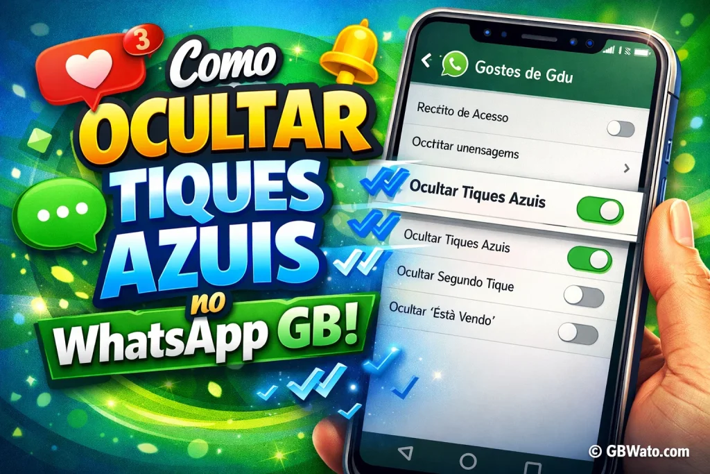 Como Ocultar os Tiques Azuis no WhatsApp GB