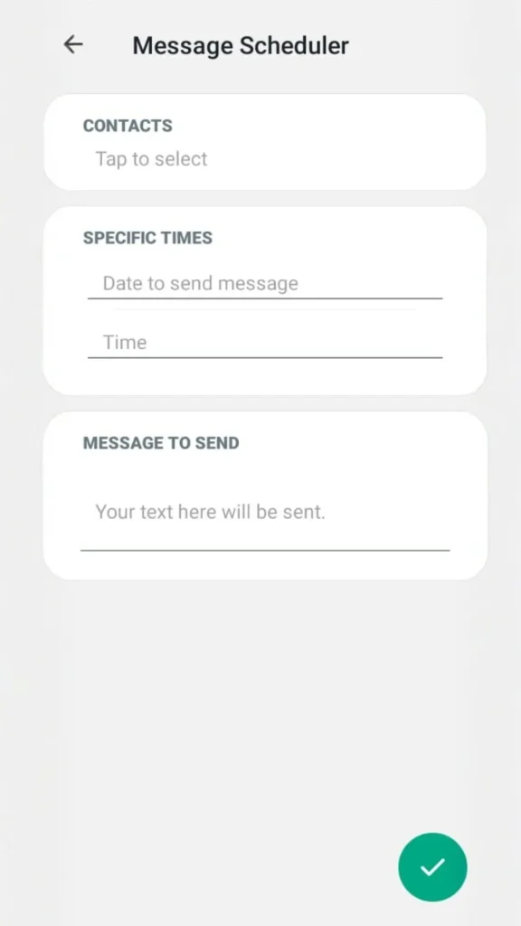 GB Whatsapp Agendar Mensagens