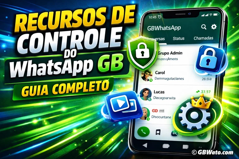 Recursos de Controle e Administrador do WhatsApp GB